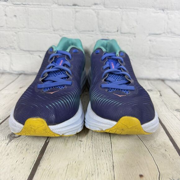 Hoka One Rincon 3 Sneakers Men Size 8.5B Blue Teal Running Training Gym Shoes - Picture 6 of 16